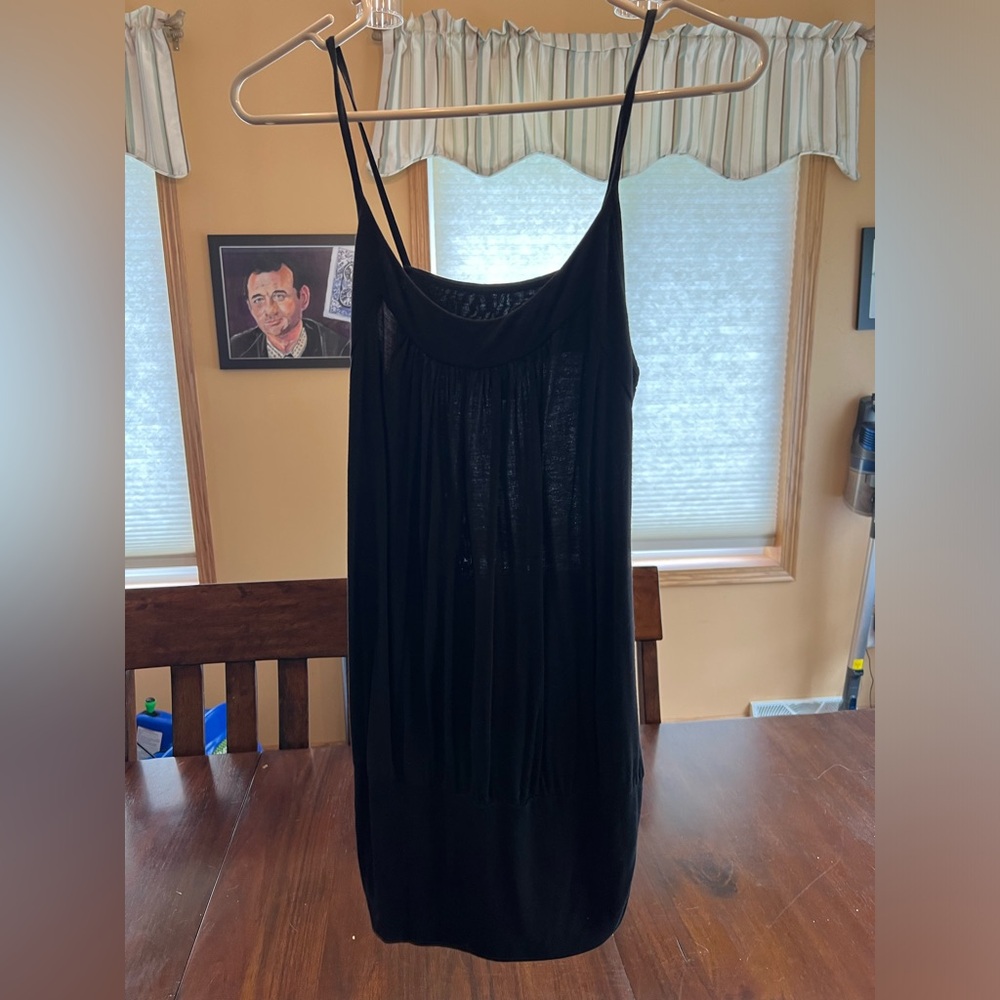 Black tank top